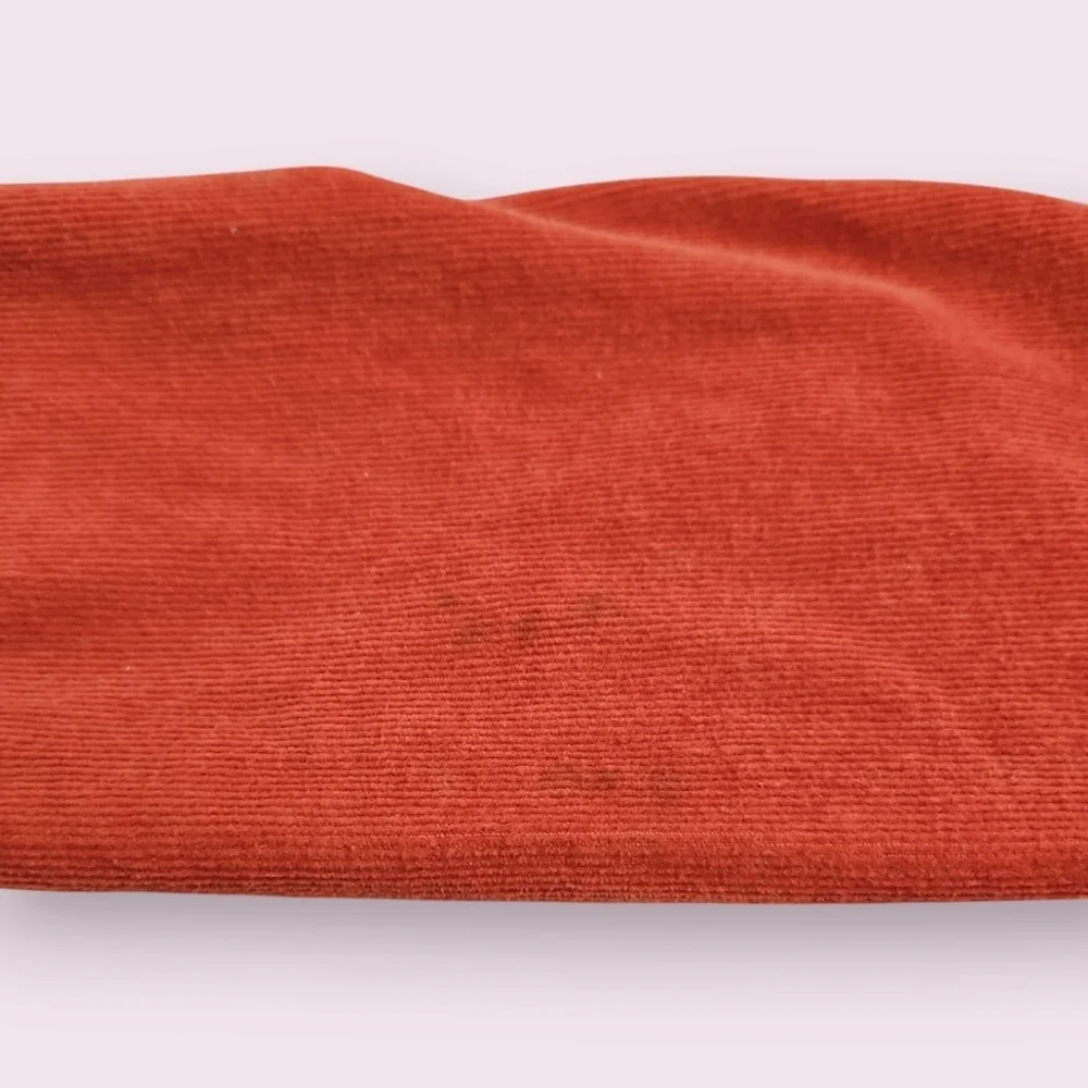 GB Girls Corduroy Jacket Size Small Orange White Sherpa